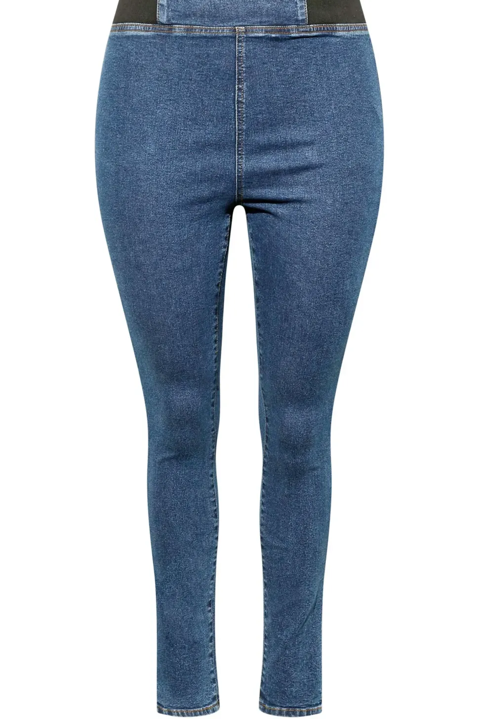 Elasticated Insert Split Hem Jeggings