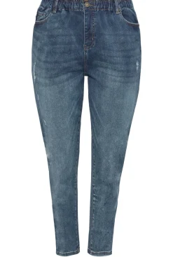 Elasticated Mom Jeans