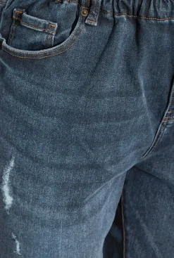 Elasticated Mom Jeans