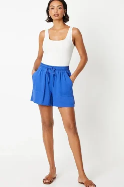 Elasticated Pocket Detail Shorts