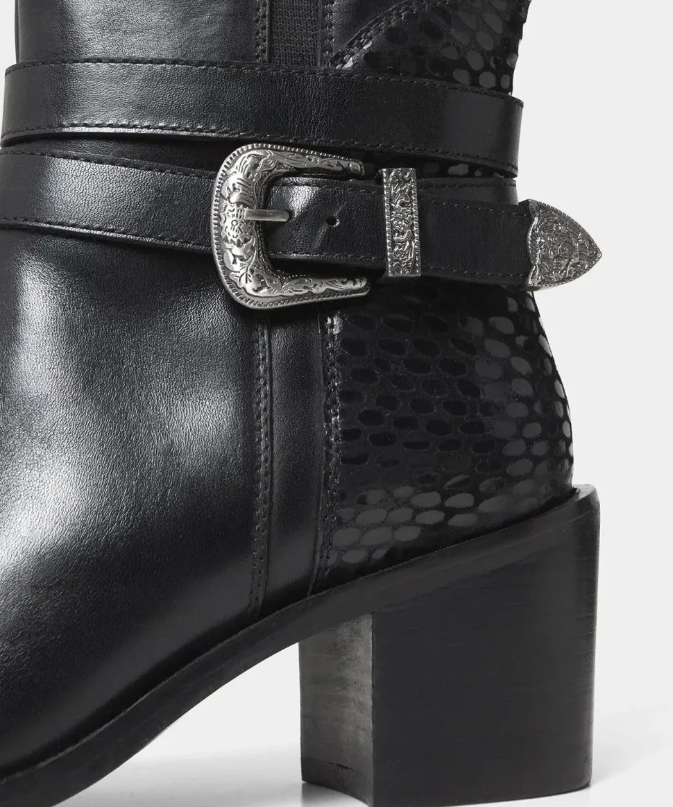 Elasticated Premium Leather Riding Boots