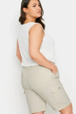 Elasticated Waist Cargo Shorts