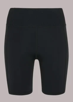 Elasticated Waist Ribbed Shorts-
