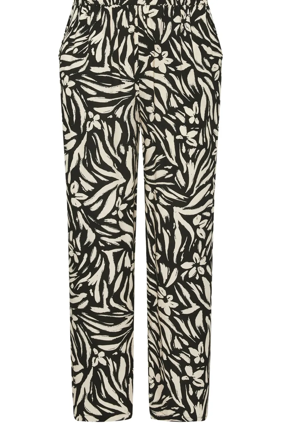 Elasticated Wide Leg Trousers