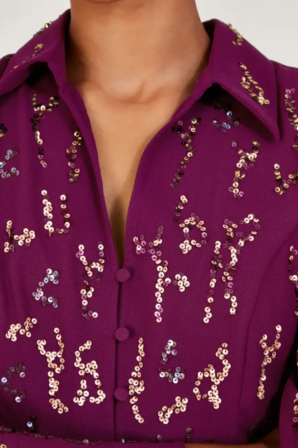 Eliza Embellished Shirt Dress