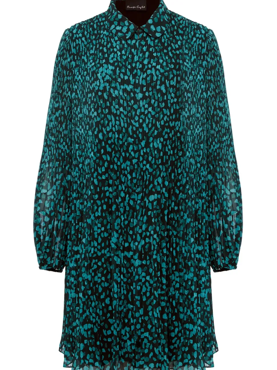 Ella Dotty Pleat Mini Dress-