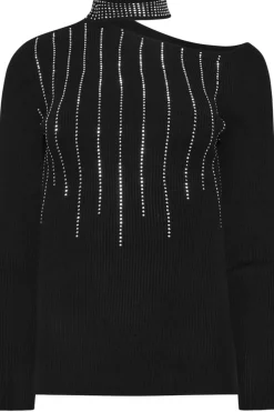 Embellished Asymmetric Jumper