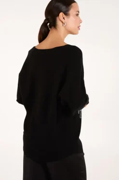 Embellished Bows Knitted Jumper