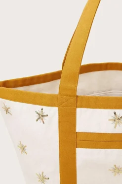 Embellished Canvas Bag