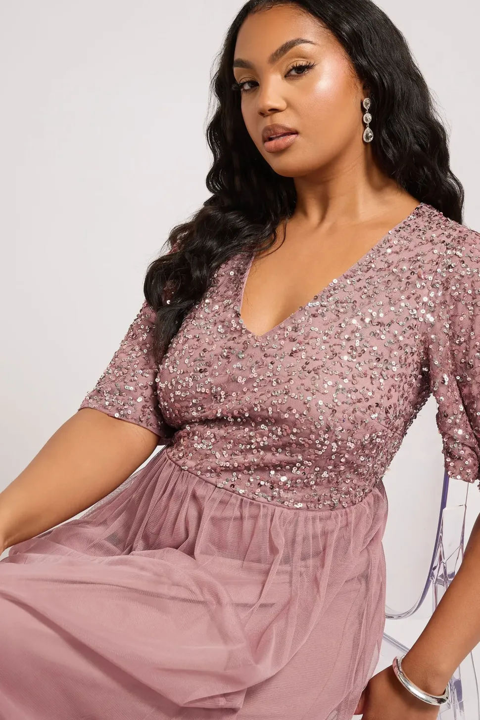 Embellished Maxi Dress