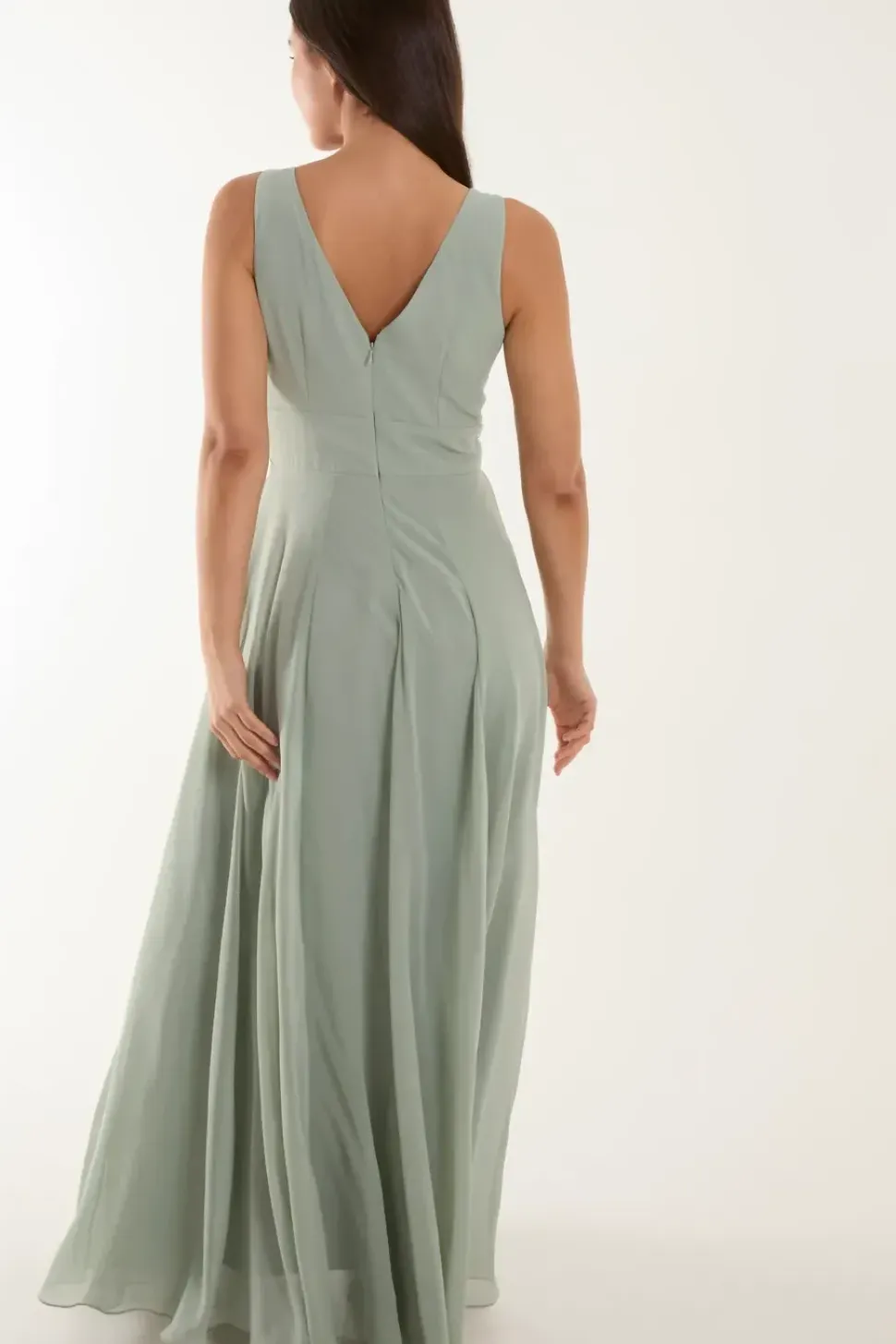 Embellished V-Neck Maxi Dress