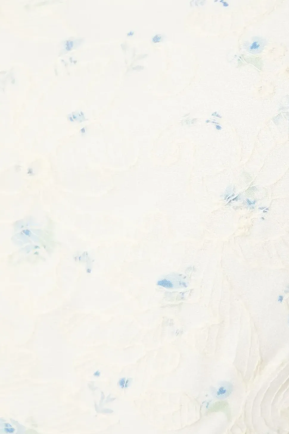 Embroidered Floral Puff Sleeve Mini Dress