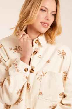 Embroidered Overshirt