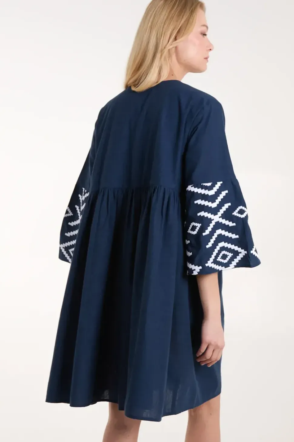 Embroidered Tunic Dress