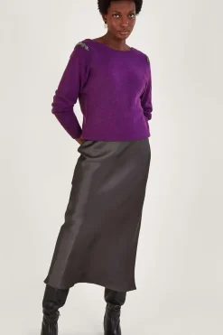 Emma Embellished Shoulder Jumper