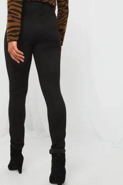 Essentials Super Soft High Waisted Suedette Skinny Fit Leggings