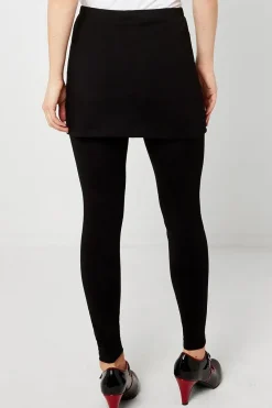 Essentials Super Soft Organic Cotton Skinny Fit Skirted 2 in 1 Leggings