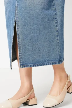 Estelle Toe Cap Slingback Court Shoes