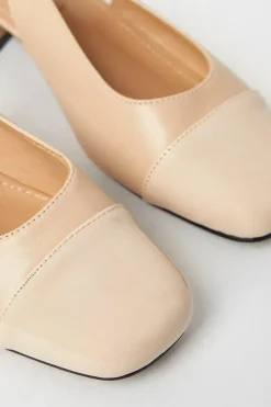 Estelle Toe Cap Slingback Court Shoes