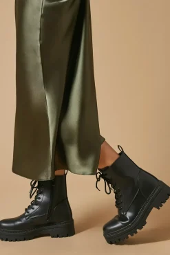 Etta Chunky Lace Up Ankle Boot