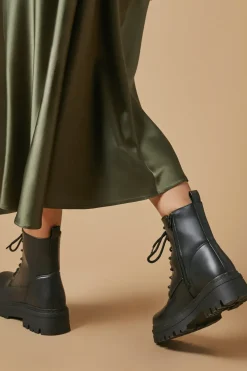 Etta Chunky Lace Up Ankle Boot