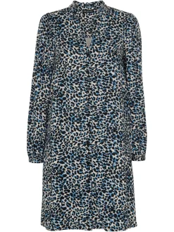 Eva Abstract Cheetah Dress-Animal Print