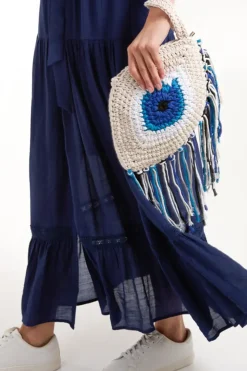 Evil Eye Tassle Bag