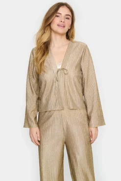Evy Tie Front Casual Fit Bolero-