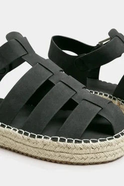 Extra Wide EEE Fit Flatform Gladiator Espadrilles
