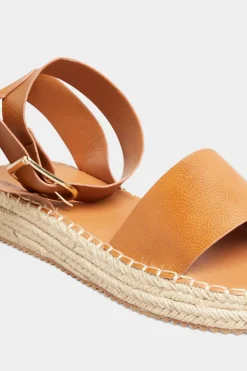Extra Wide Fit Black Flatform Espadrilles