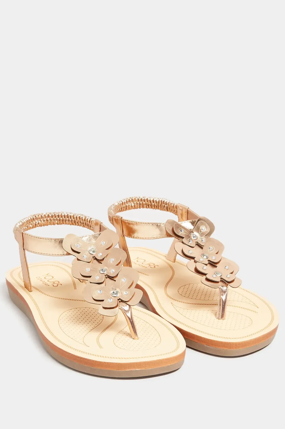 Extra Wide Fit Butterfly Strap Sandals