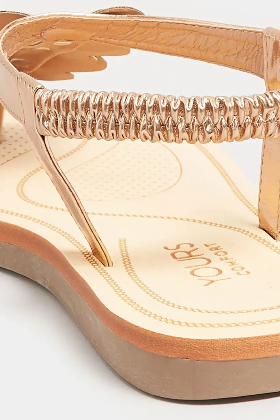 Extra Wide Fit Butterfly Strap Sandals
