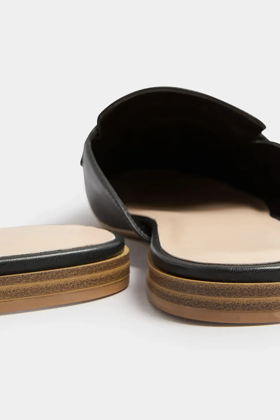 Extra Wide Fit Chain Mule Loafers