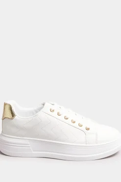 Extra Wide Fit Chevron Chunky Trainers