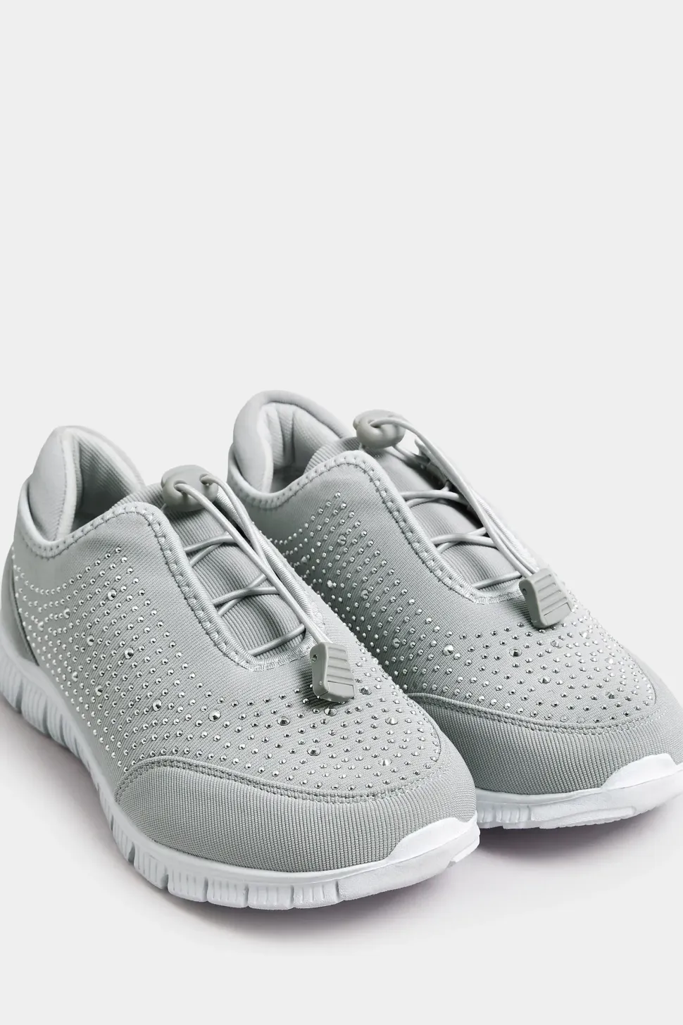 Extra Wide Fit Diamante Trainers