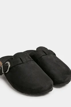 Extra Wide Fit Faux Suede Clogs