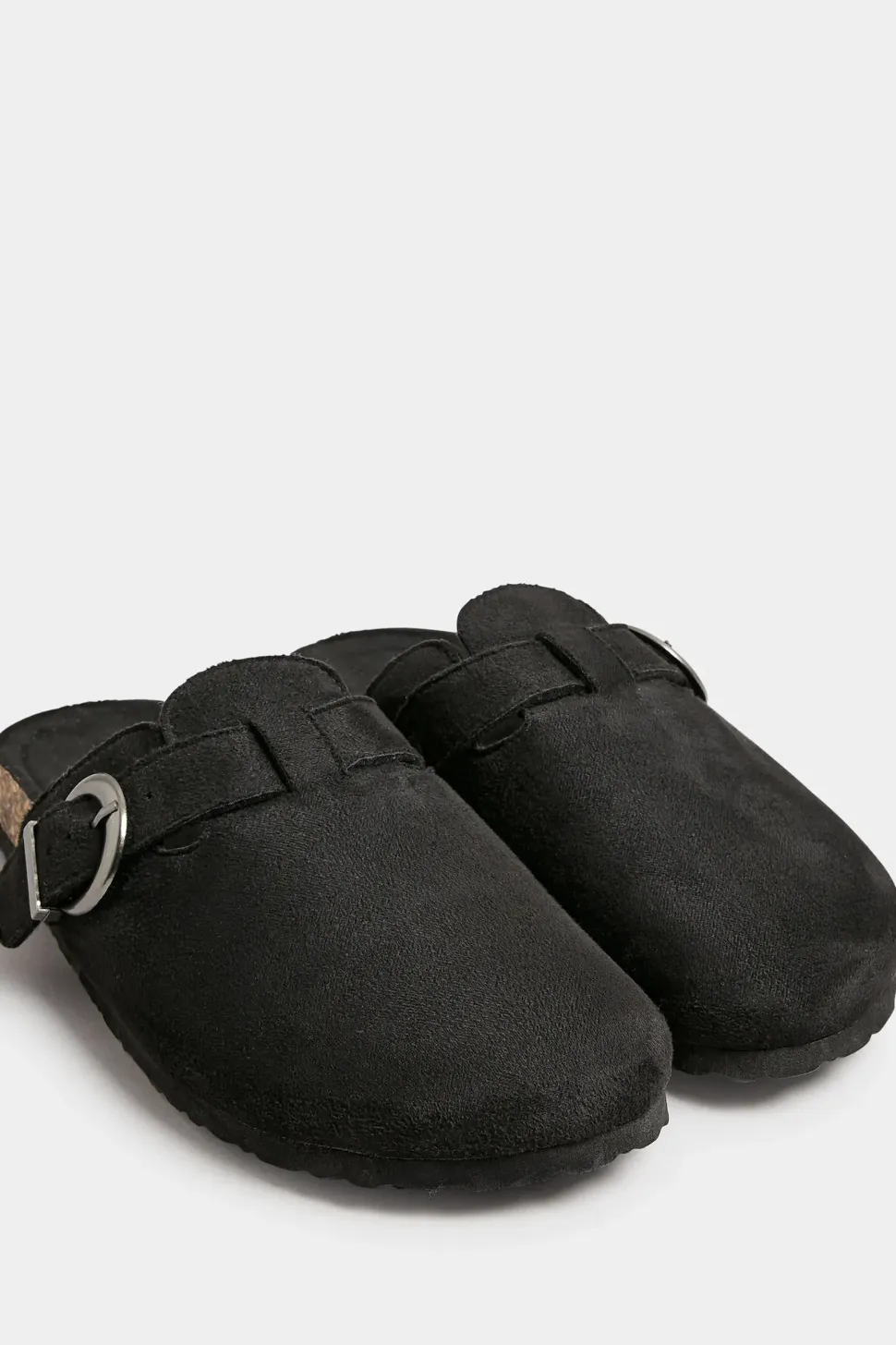 Extra Wide Fit Faux Suede Clogs