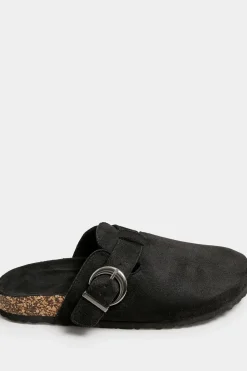 Extra Wide Fit Faux Suede Clogs