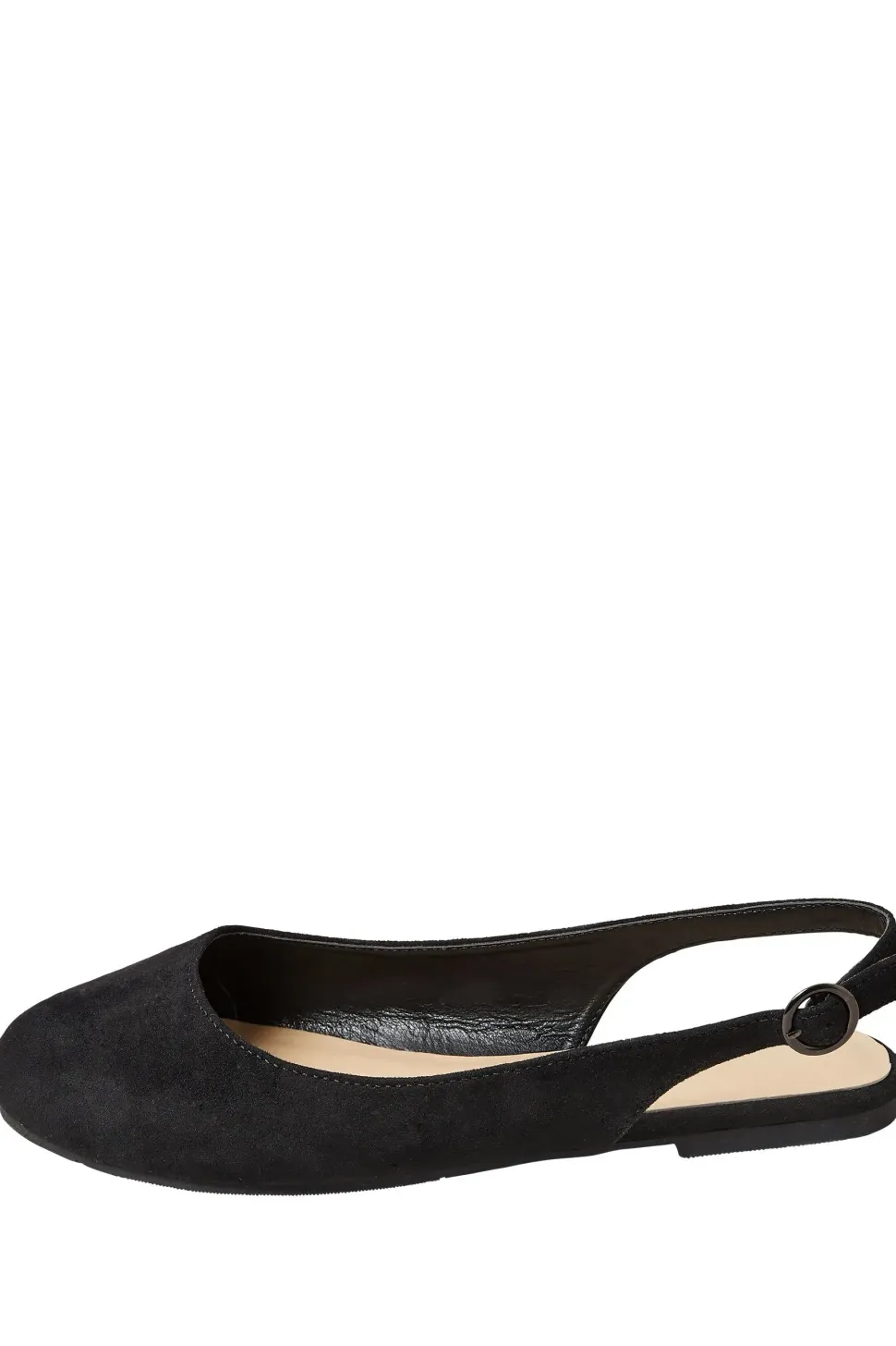 Extra Wide Fit Faux Suede Slingback Pumps
