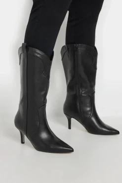 Extra Wide Fit Heeled Cowboy Boots