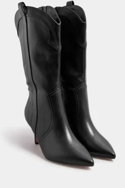 Extra Wide Fit Heeled Cowboy Boots