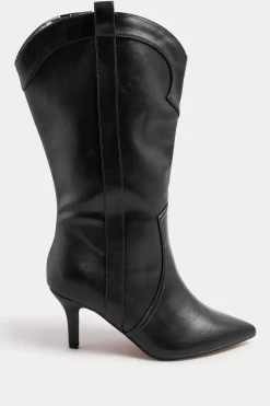 Extra Wide Fit Heeled Cowboy Boots