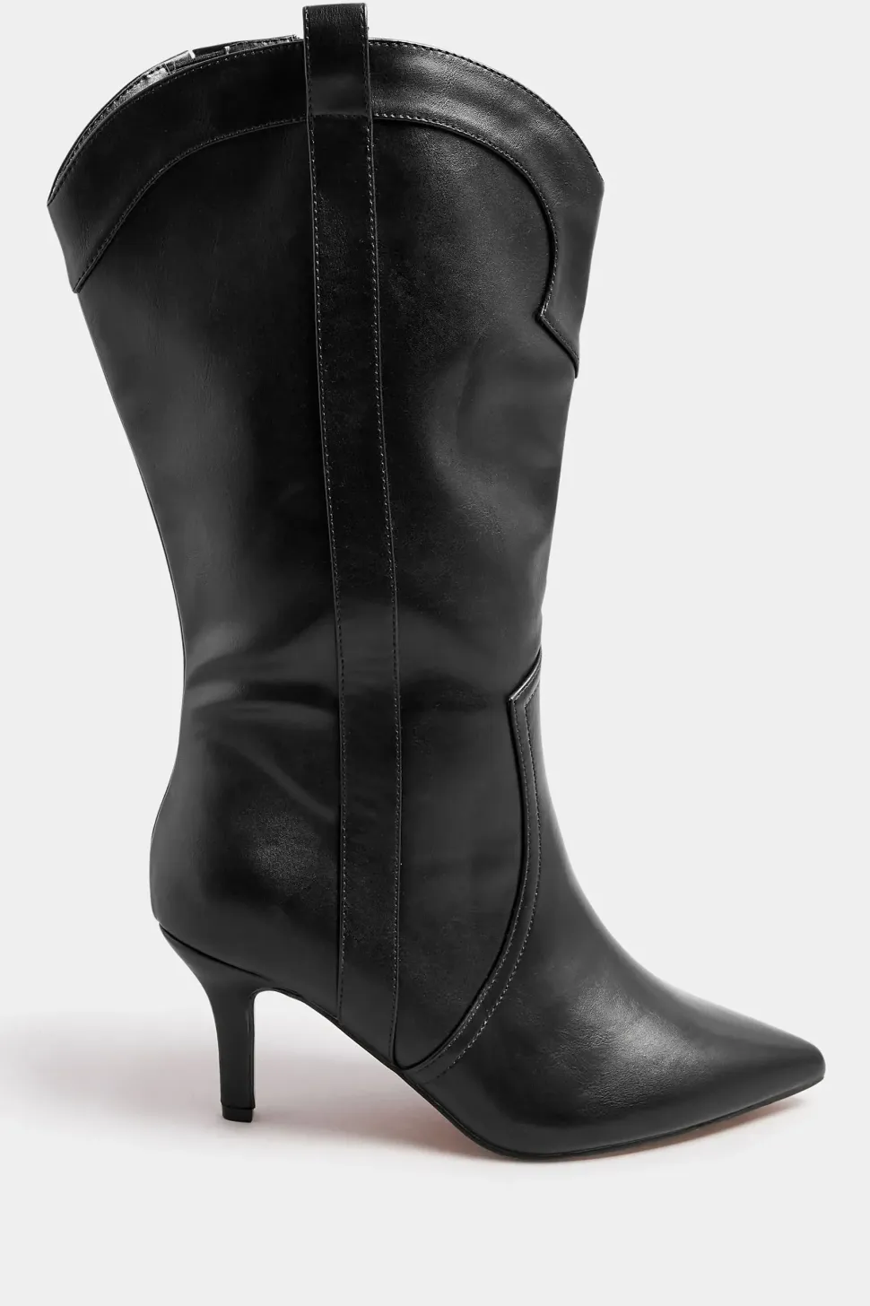 Extra Wide Fit Heeled Cowboy Boots
