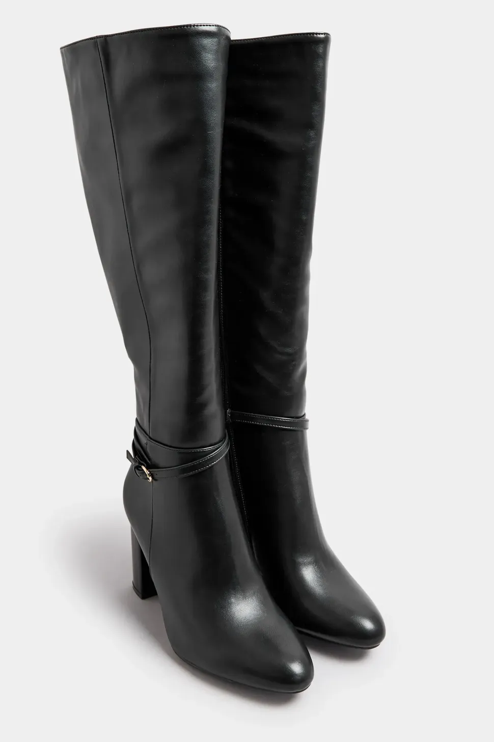 Extra Wide Fit Heeled Knee High Boot