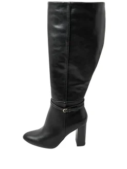 Extra Wide Fit Heeled Knee High Boot
