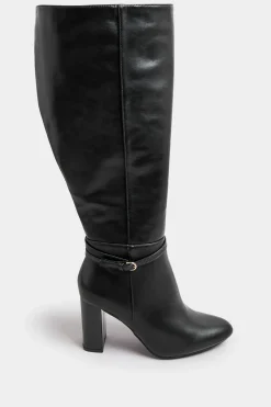 Extra Wide Fit Heeled Knee High Boot