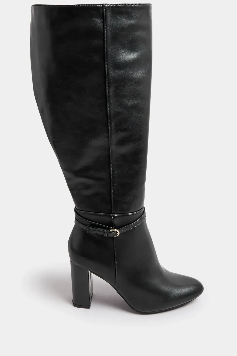 Extra Wide Fit Heeled Knee High Boot