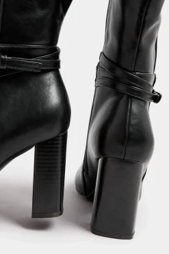 Extra Wide Fit Heeled Knee High Boot