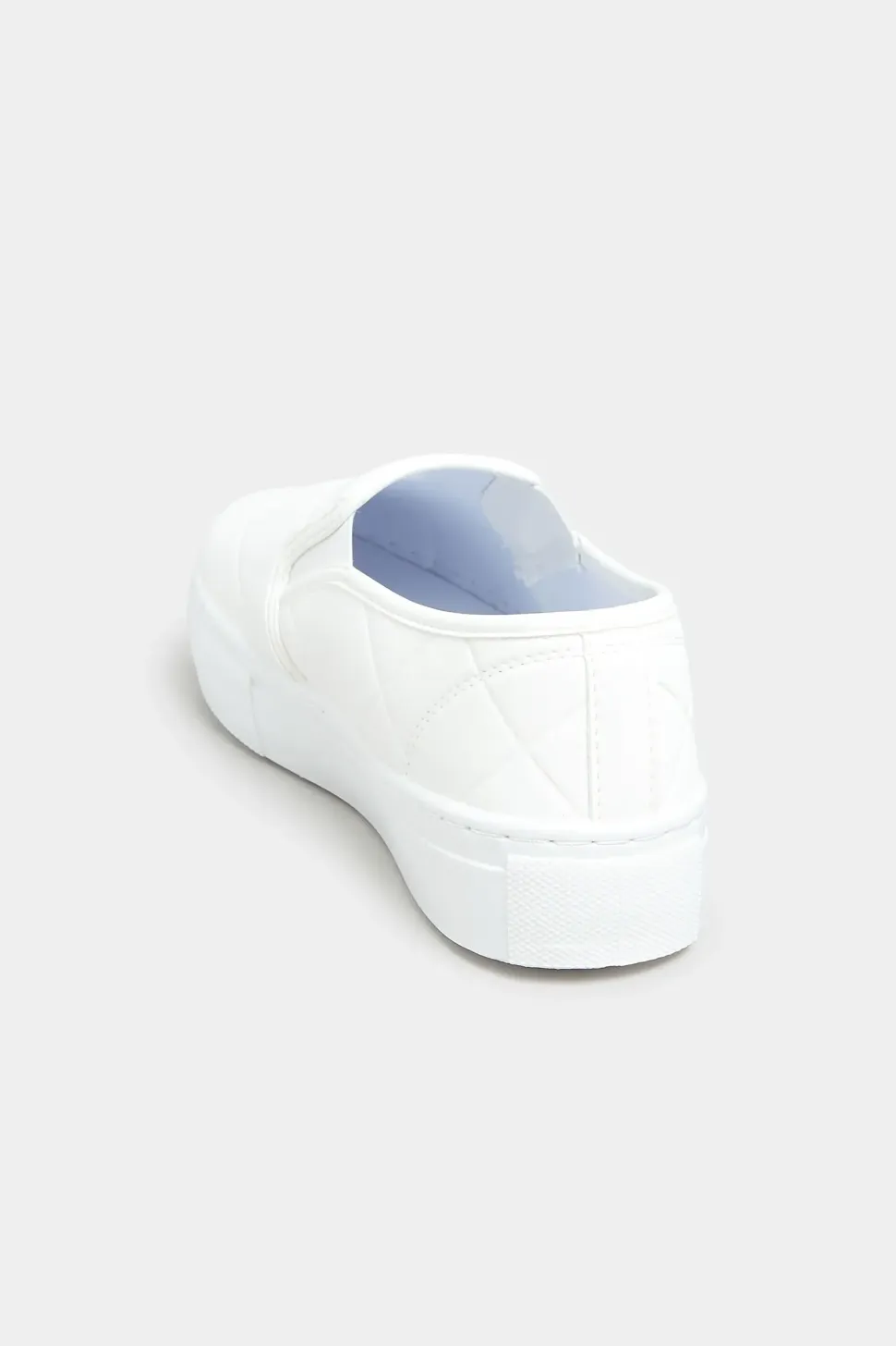 Extra Wide Fit Quilted Slip-On Trainers