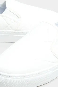Extra Wide Fit Quilted Slip-On Trainers